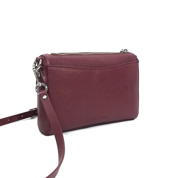 Rebecca Minkoff Jean Mac Crossbody Bag in Pinot Noir Burgundy - Picture 11 of 16